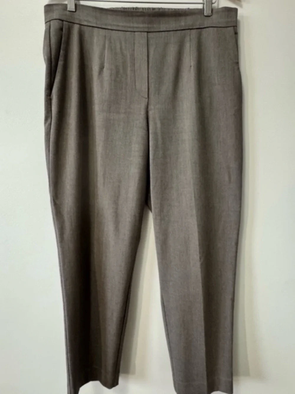 Babaton Mushroom Straight-Leg Tailored Pants size xl